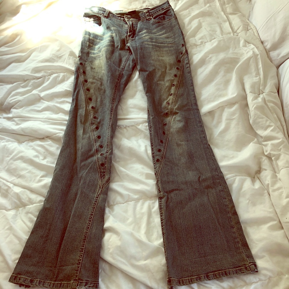 hydraulic flare jeans